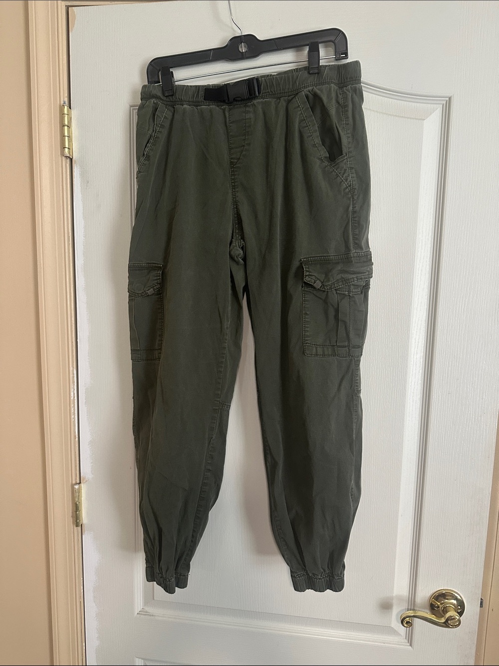 UNIONBAY UNISEX size 9 Olive Army green Utility Cargo Pants